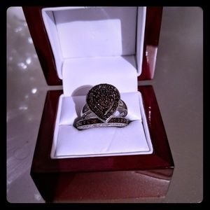 Red Diamond Ring And Band